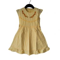 Girl's Summer Cotton Chicken Dress For Kids AF-007