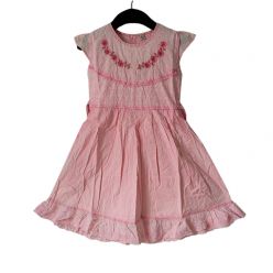 Girl's Summer Cotton Chicken Dress For Kids AF-008