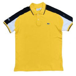 LACOSTE premium polo t-shirt YELLOW