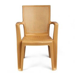 Emperor Arm Chair 4 pcs- Breezy - Sandle Wood -6058