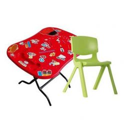 Baby Smile-Chair-Pastel Green-10003,Table-10301