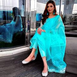 Gorgeous Unstitched Georgette Heavy Embroidery Salwar Kameez For Women-APN-BZR-39