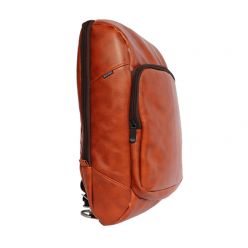 PU Leather Backpack -Brown -PU05