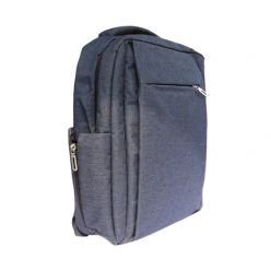 Polyester Unisex Backpack -Navy Blue -BP105