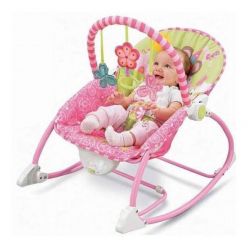 Infant to Toddler Rocker with sleeping sound-Pink