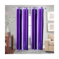 Synthetic Curtain for Door and Window - (2 pcs) - Code : CM-5