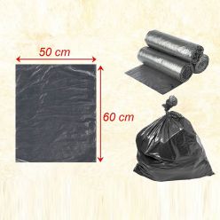 Garbage Bag (50 X 60 cm) 50 Piece / Trash Bag / Waste Bag / Moylar Bag / Poly Bag Black