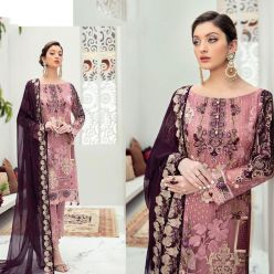 Georgette embroidery work Free Size Exclusive Designer - Salwar kameez suits For women-Code-ezadu-GK-608