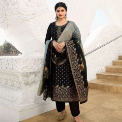 Georgette embroidery work Free Size Exclusive Designer - Salwar kameez suits For women-Code-ezadu-GK-634