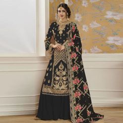 Georgette embroidery work Free Size Exclusive Designer - Salwar kameez suits For women-Code-ezadu-GK-665