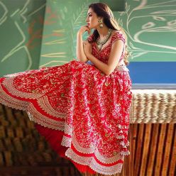 Semi-stiched Georgette Embroidery Work Free Size Exclusive Designer Lehenga - Perty suits for Women-Code-ezadu-GL-105