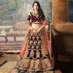 Semi-stiched Georgette Embroidery Work Free Size Exclusive Designer Lehenga - Perty suits for Women-Code-ezadu-GL-84