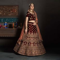 Semi-stiched Georgette Embroidery Work Free Size Exclusive Designer Lehenga - Perty suits for Women-Code-ezadu-GL-93