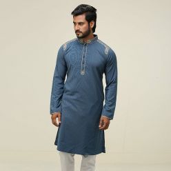 Khaki Cotton Fine Punjabi For Men K-117
