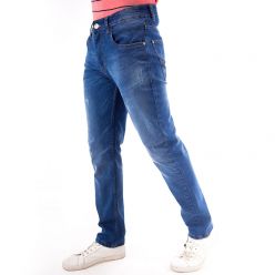 Masculine Slim-fit Stretchable Denim Jeans Pant For Men-Light Blue
