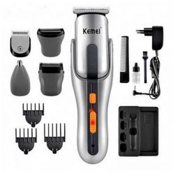 Kemei KM- 680A 8 in 1 Rechargeable Hair Trimmers Shavers