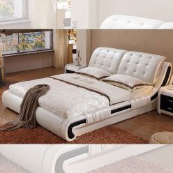 Modern Exclusive Design Leather Bed Model - JF0103 