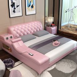 Modern Exclusive Design Leather Bed Model - JF011