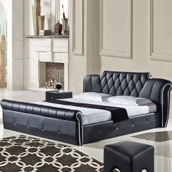 Modern Exclusive Design Leather Bed Model - JF0171