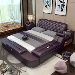Modern Exclusive Design Leather Bed Model - JF082 