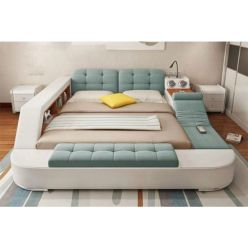 Modern Exclusive Design Leather Bed Model - JF087 