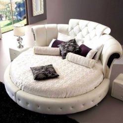 Modern Exclusive Design Leather Bed Model - JF089 