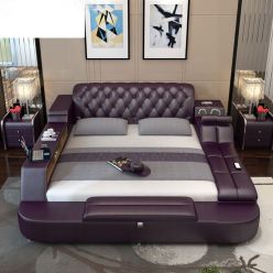 Modern Exclusive Design Leather Bed Model - JF095 