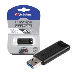 Verbatim 16GB PinStripe USB 3.0 Flash Drive