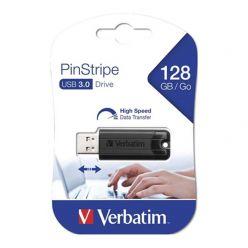 Verbatim 128GB PinStripe USB 3.0 Flash Drive