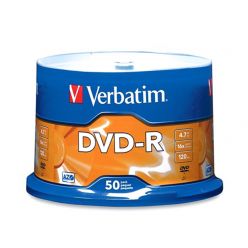 Verbatim DVDR 16x (50 Pcs Spindle)
