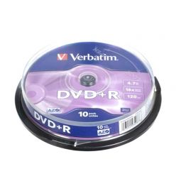Verbatim 16X  DVD-R (10 Pcs Spindle)