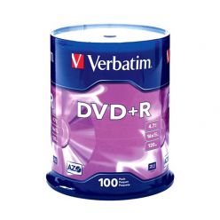 Verbatim DVD-R Spindal 16X (100 Pcs Spindle)