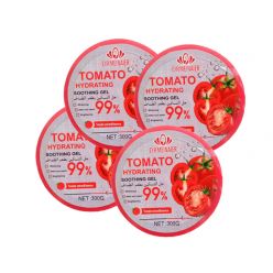 Pack of 4 Drmeinaier 99% Tomato Hydrating Soothing Gel - 4*300 gm