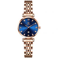 OLEVS Watch For Women Rose Gold with Stainless , Box Fashion