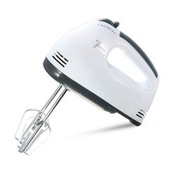 Electric Egg Beater and Mixer - White