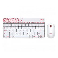 Logitech MK240 Wireless Combo (Keyboard+ Mouse) - White