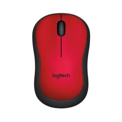Logitech M221 Wireless Mouse - Silent Red