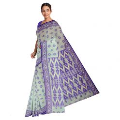 Cotton Jamdani Saree For Women-YBM08G4