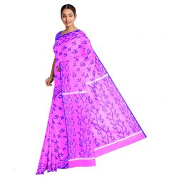 Cotton Jamdani Saree For Women-YBM08LF3
