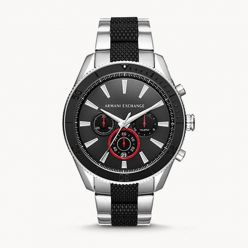 Armani Exchange Men's Analog-Quartz Watch with Stainless-Steel Strap