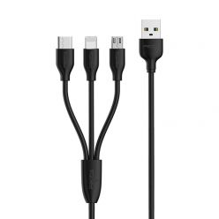 REMAX PRODA 3-IN-1 CHARGING & DATA CABLE for iPhone+Micro+Type C