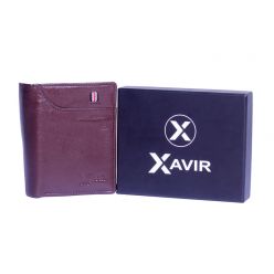XAVIR Authentic Lather Wallet XW-02 Chocolate