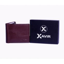 XAVIR Authentic Lather Wallet XW-05 Chocolate