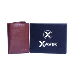 XAVIR Authentic Lather Wallet XW-07 Chocolate